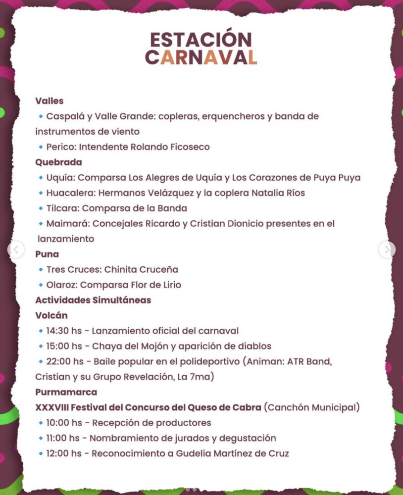 Carnaval en el Tren Solar - Ojos del Mundo